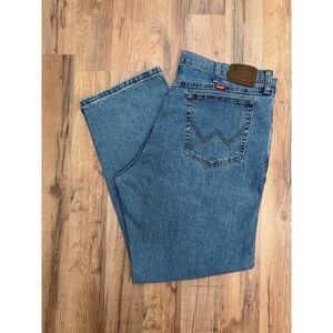 Wrangler‎ Comfort Guaranteed Jeans Men's 36x30 Blue Denim Straight Fit